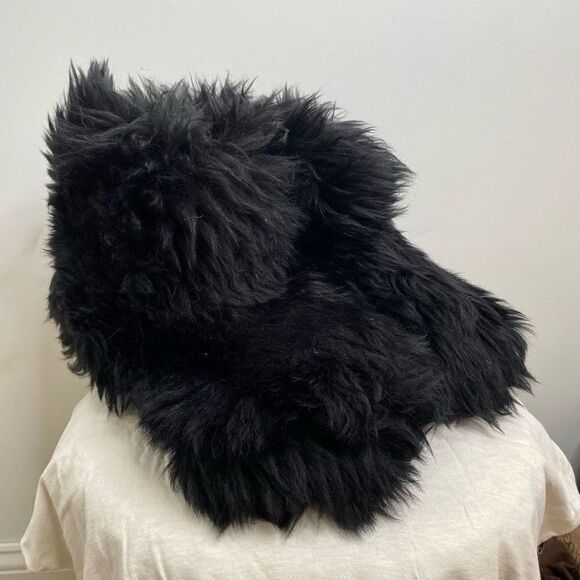 UGG Australia Classic Short‎ Fluff Momma Mama Baby Black Mini Winter Boots 8 - Picture 9 of 9